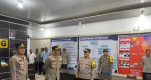 Polda Aceh Irwasda ke Pos Pengamanan Ops Lilin Seulawah 2024 Kota Sabang