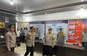 Polda Aceh Irwasda ke Pos Pengamanan Ops Lilin Seulawah 2024 Kota Sabang