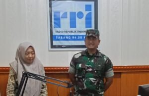 Dandim 0112/Sabang Kunjungi RRI Sabang, Perkuat Sinergi Media dan TNI