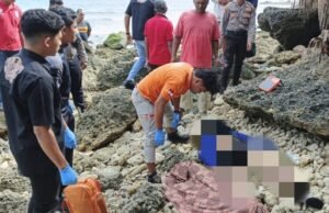 Penemuan Mayat di Pantai Gpg.Ie Meulee Sabang, Diduga Akibat Kecelakaan Pada Saat Menyelam Untuk menembak Ikan
