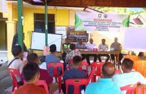 Babinsa Koramil 01/Sukajaya Hadiri Musdes Penetapan Keluarga Penerima Manfaat BLT-DD Tahun Anggaran 2025