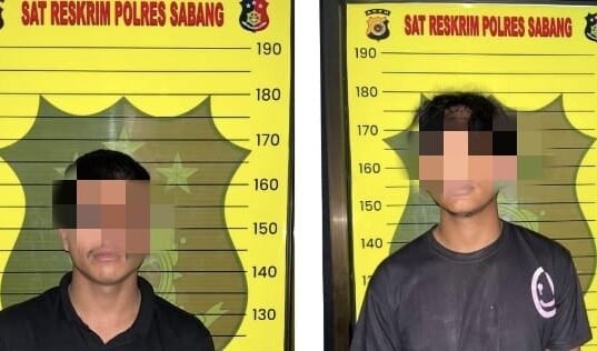 Polres Sabang Amankan Dua Pelaku Tindak Pidana Perdagangan Orang (TPPO), Terkait Kasus Protitusi