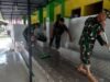 Penuh Semangat, Personel Kodim 0112/Sabang Bersama Warga Laksanakan Program Bersih-bersih Masjid di Gampong Ie Meulee