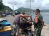 Babinsa Koramil 02/Sukakarya, Cek Ketersediaan dan Harga Ikan di Dermaga Pasiran Gampong Kuta Timu