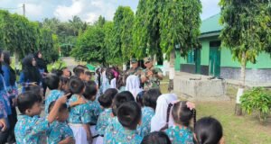 Kodim 0112/Sabang Menerima Kunjungan Murid TK Hang Tuah Lanal Sabang