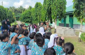 Kodim 0112/Sabang Menerima Kunjungan Murid TK Hang Tuah Lanal Sabang