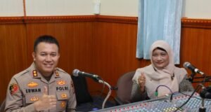 Kapolres Sabang Dialog Interaktif Bersama Plt. Kabid Tanaman Pangan Di Auditorium RRI Sabang