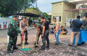 Jum’at Bersih, Masjid Kodim 0112/Sabang Jumat Ini Menyasar di Masjid Babul Iman Kuta Barat