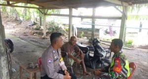 Babinsa Koramil 01/Sukajaya Bersama Bhabinkamtibmas Laksanakan Anjangsana ke Rumah Warga Binaan Penyandang Disabilitas