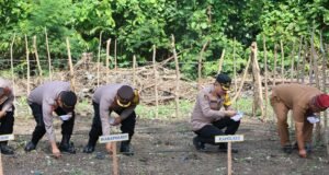 Kapolres Sabang Launching Penanaman Jagung di Lahan Produktif, Dukung Program Asta Cita Presiden RI Prabowo Subianto