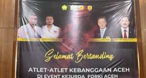 Kejuaraan FORKI Open Karate Championship Aceh 2025 Polres Sabang Mendapat Prestasi Gemilang
