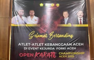 Kejuaraan FORKI Open Karate Championship Aceh 2025 Polres Sabang Mendapat Prestasi Gemilang