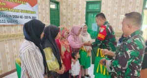 Percepatan Penurunan Stunting Jadi Sasaran Non Fisik TMMD ke-123 Kodim 0112/Sabang