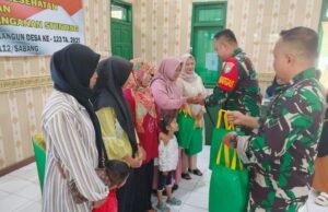 Percepatan Penurunan Stunting Jadi Sasaran Non Fisik TMMD ke-123 Kodim 0112/Sabang