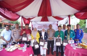 Baksos Presisi Bersama Mahasiswa dan OKP, Wujud Kepedulian Polri Sambut Ramadan di Lhokseumawe