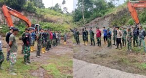 Awali Kegiatan, Personel Satgas TMMD ke 123 Laksanakan Kegiatan Rutin Apel Pagi di Lokasi Sasaran