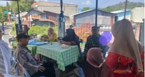 Babinsa dan Bhabinkamtibmas Dampingi Kegiatan Posyandu Lansia di Gampong Kuta Timu