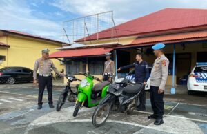 Amankan 3 Unit Sepeda Motor dalam Patroli cegah Balap Liar.