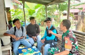 Babinsa Koramil 02/Sukakarya Ajak Siswa Untuk Mengikuti Seleksi Penerimaan TNI AD