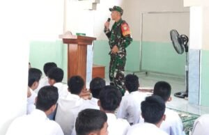 Babinsa Koramil 02/Sukakarya Sosialisasikan Rekrutmen TNI AD kepada Siswa-Siswi SMA Negeri 2 Sabang