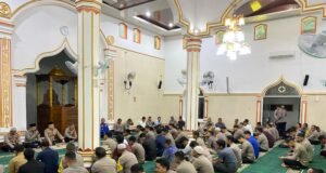 Dalam Suasana Ramadhan 1446 Hijriah Polres Sabang Gelar Pembinaan Rohani Dan Mental (Binrohtal) Kepada Anggota