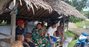 Babinsa Koramil 01/Sukajaya Jalin Silaturahmi dengan Warga Jurong Pasi, Keuneukai