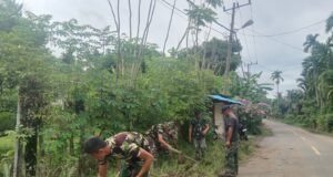 Kejar Target Penyelesaian, Satgas TMMD ke-123 Terus Kebut Pengerjaan Pemasangan Instalasi Pipa Air Bersih di Gampong Jaboi