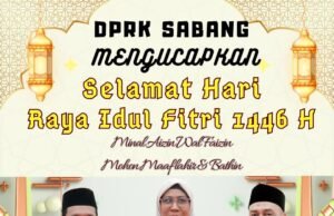 DPRK KOTA SABANG MENGUCAPKAN SELAMAT HARI RAYA IDUL FITRI 1446 H