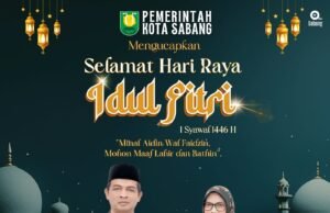 PEMERINTAH KOTA SABANG MENGUCAPKAN SELAMAT HARI RAYA IDUL FITRI 1446 H