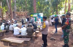 Babinsa Koramil 01 Sukajaya Monitor Kunjungan Mentri Kehutanan di Lokasi Wisata Gunung Api Gampong Jaboi