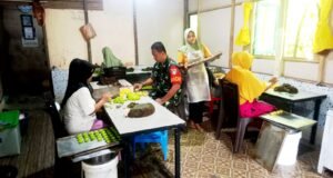 Dandim 0112/Sabang Kunjungi UMKM Kue Pia Cut Intan di Gampong Jaboi