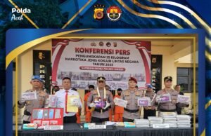 Sat Polres Langsa Berhasil Tangkap jaringan Narkoba Lintas Provinsi Aceh dan Sumatera Utara