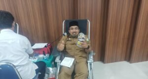 Kepala DPMPTSP Aceh Pimpin Donor untuk Penuhi Kebutuhan Darah Aceh