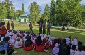 Kodim 0112/Sabang Terima Kunjungan Anak-anak TK 4 Negeri Kota Sabang, Gelar Kegiatan Edukatif Penuh Keceriaan
