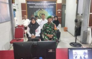 Babinsa Gampong Kuta Ateuh Hadiri Zoom Tasyakuran Hari Bakti Pemasyarakatan Bersama Rutan Kelas IIB Sabang