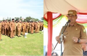 Pasca Lantik 10 Camat, Bupati Abes Syech Muharram Kumpulkan Seluruh Mukim dan Keuchik di JSC, “Ini Arahannya dalam Apel Tersebut”