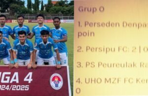 Usai Dua Tim Lain Tersingkir di Liga4 Nasional, “Tinggal Ps Peureulak Raya dalam Menjaga Marwah Sepakbola Aceh”, Sabtu Malam Kontra Persipu FC di Bali