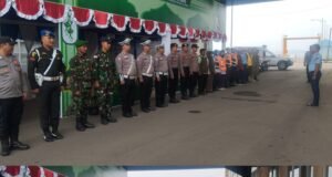 Personel Kodim 0112/Sabang Ikuti Apel Gabungan Pengamanan Lebaran di Pelabuhan Balohan