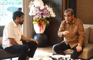 Mualem Bertemu Ketua MPR dan Menteri PUPR