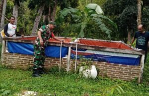 Babinsa Koramil 02/Sukakarya Dampingi Warga Budidaya Ikan Lele dan Nila di Gampong Batee Shoek