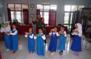 Babinsa Koramil 01/Sukajaya Dampingi Kegiatan Latihan Tarian Tradisional Anak-Anak TK Negeri 5 Sabang