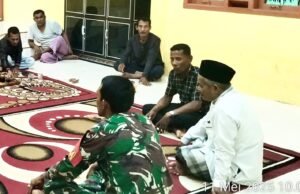 Babinsa Koramil 01/Sukajaya Hadiri Rapat Pengesahan Qanun Gampong Tentang Hewan Ternak di Gampong Beurawang