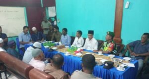 Babinsa Koramil 01/Sukajaya Hadiri Rapat Pemilihan Tokoh Agama di Jurong Mulia