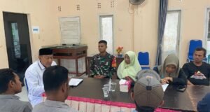 Babinsa 03 Koramil 01/Sukajaya Hadiri Rapat Penyusunan Administrasi Kepemilikan Tanah Warga