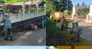 Kodim 0112/Sabang Terus Galakkan Kegiatan Bersih-bersih Masjid, Ciptakan Lingkungan Ibadah Yang Bersih dan Nyaman