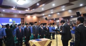 Pesan Gubernur Muzakir Manaf saat Melantik Pejabat Eselon II, III, dan IV, “Mari kita Jadikan Tugas sebagai Pengabdian”