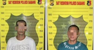 Bersihkan Kota Sabang dari Perjudian, Polres Sabang Tangkap Dua Pelaku Judi Online