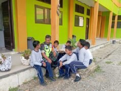 Penuh Keakraban, Babinsa Koramil 01/Sukajaya Beri Motivasi Belajar kepada Siswa SMPN 9 Sabang