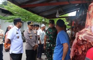 Kapolres dan Pj. Wali Kota Sabang Sidak Pasar Jelang Idul Adha 1446 H