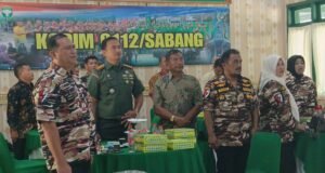Kodim 0112/Sabang Gelar Kegiatan Komunikasi Sosial (KOMSOS) dengan Keluarga Besar TNI Tingkat Pusat TA. 2025 Secara Virtual